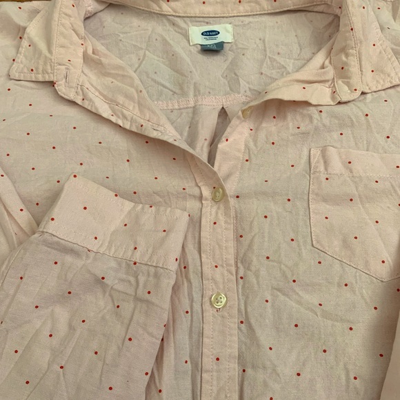 Light Salmon Coloured Button Down Shirt - XXL - Old Navy - Picture 2 of 5